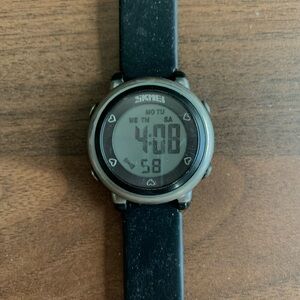 Black Digital Smartwatch